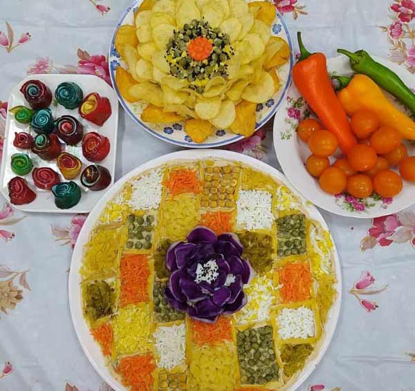 مدل سالاد الویه برای تولد و مهمانی با ایده های زیبا و خلاقانه + خوشمزه ترین رسپی