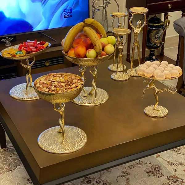 مدل ظرف پذیرایی با ایده های کریستالی چوبی و فلزی شیک لاکچری برای همه سلیقه ها