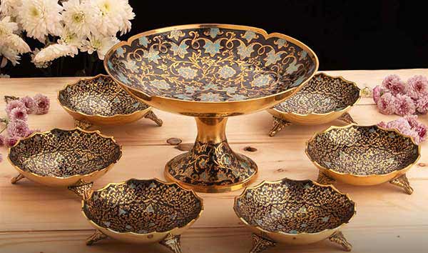 مدل ظرف پذیرایی با ایده های کریستالی چوبی و فلزی شیک لاکچری برای همه سلیقه ها