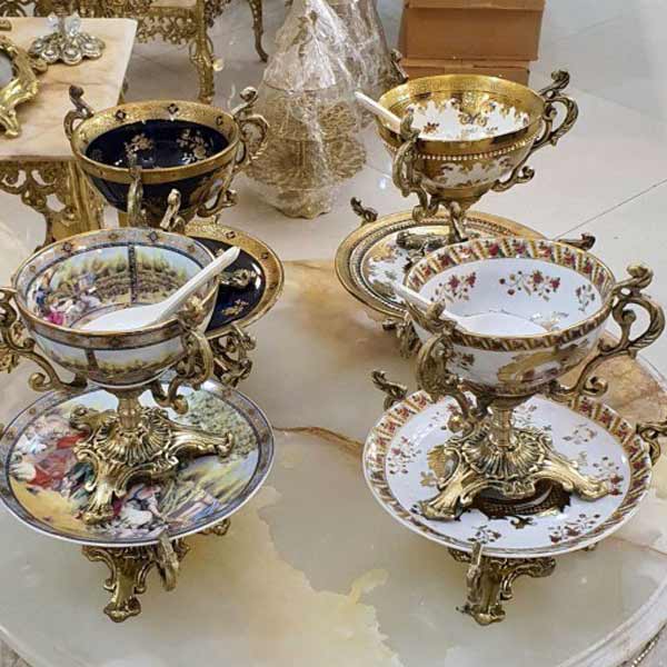 مدل ظرف پذیرایی با ایده های کریستالی چوبی و فلزی شیک لاکچری برای همه سلیقه ها