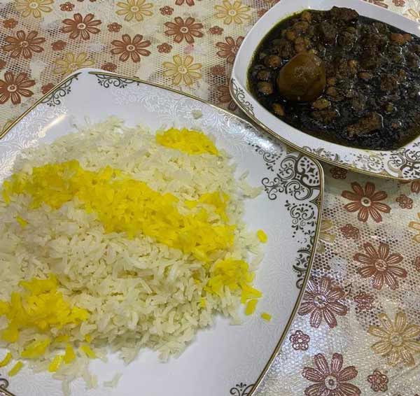 تزیین قورمه سبزی مجلسی بسیار خوشمزه و زیبا + ایده های آسان برای کدبانوها