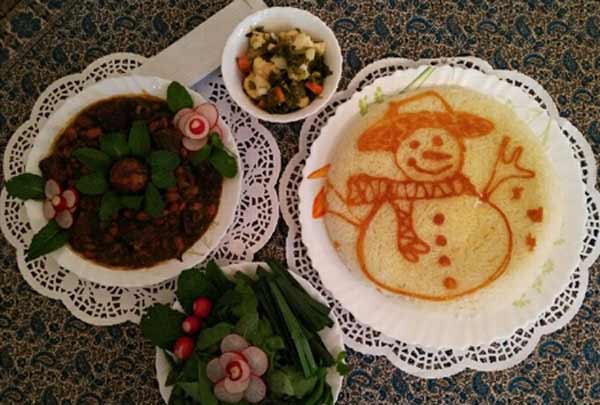 تزیین قورمه سبزی مجلسی بسیار خوشمزه و زیبا + ایده های آسان برای کدبانوها