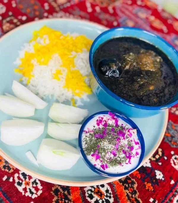 تزیین قورمه سبزی مجلسی بسیار خوشمزه و زیبا + ایده های آسان برای کدبانوها