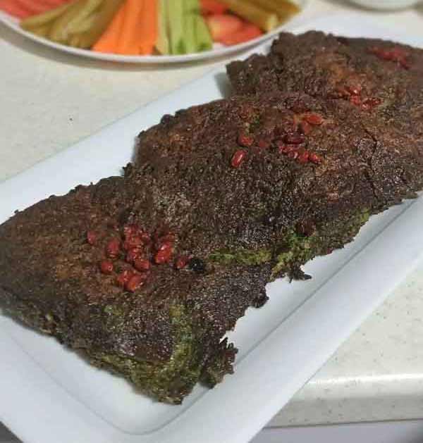 تزیین کوکو سبزی با روش های متنوع و آسان برای مهمانی ها + رسپی خوشمزه
