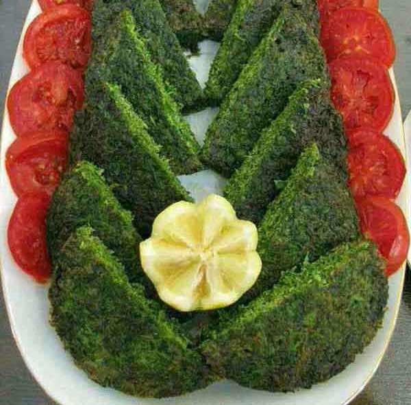 تزیین کوکو سبزی با روش های متنوع و آسان برای مهمانی ها + رسپی خوشمزه