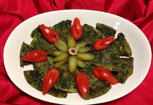 تزیین کوکو سبزی با روش های متنوع و آسان برای مهمانی ها + رسپی خوشمزه