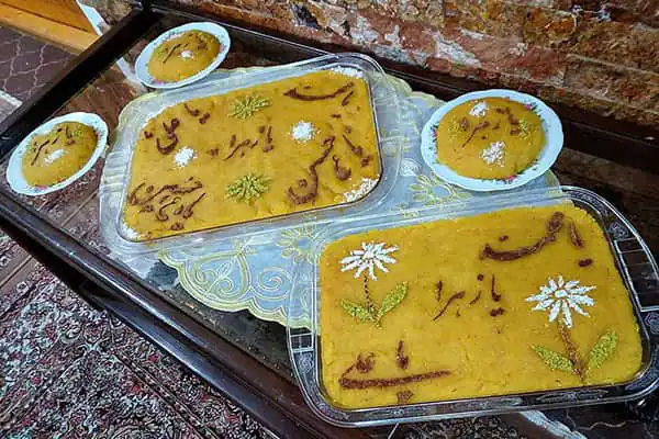 تعبیر خواب مرده حلوا بپزد + حلوا پختن برای خیرات و حلوا خواستن مرده