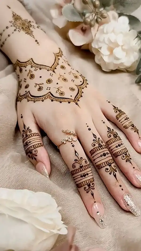 عکس مدل حنا + ترند ترین طرح های سال با ظرافت و جذابیت خاص