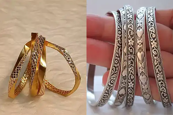 انواع مدل النگو طلا + زیباترین مدل های النگو طلا باریک و پهن ترند امسال