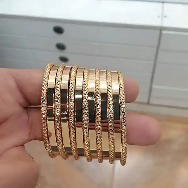 النگو طلا مدل آینه ای + زیباترین مدل های النگو طلا مدل آینه ای بسیار شیک و ترند