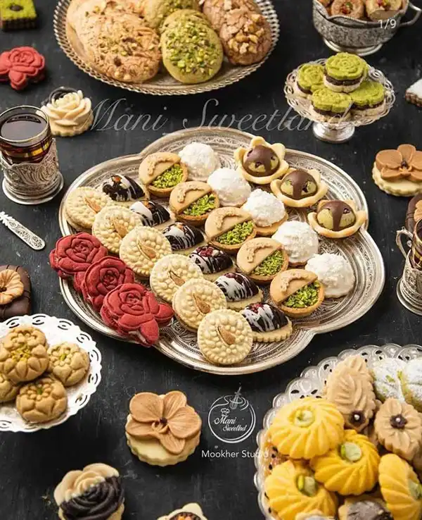 انواع مدل شیرینی خشک + جدیدترین مدل‌های شیرینی خشک خانگی و مجلسی برای عید