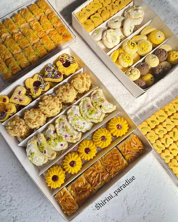 انواع مدل شیرینی خشک + جدیدترین مدل‌های شیرینی خشک خانگی و مجلسی برای عید