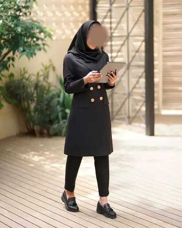 مدل مانتو اداری + زیباترین مانتو اداری جدید زنانه با برش کلاسیک، دوخت تمیز و رسمی