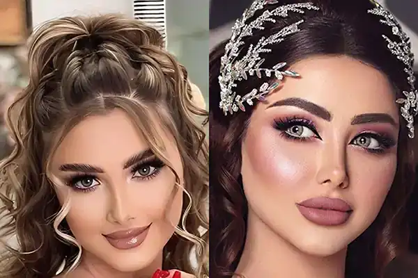 زیباترین مدل آرایش صورت + قشنگ ترین مدل های آرایش به سبک بهترین آرایشگران