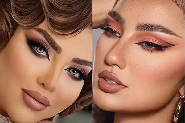 به روزترین مدل آرایش صورت + زیباترین مدل های آرایش صورت ترند امسال لاکچری