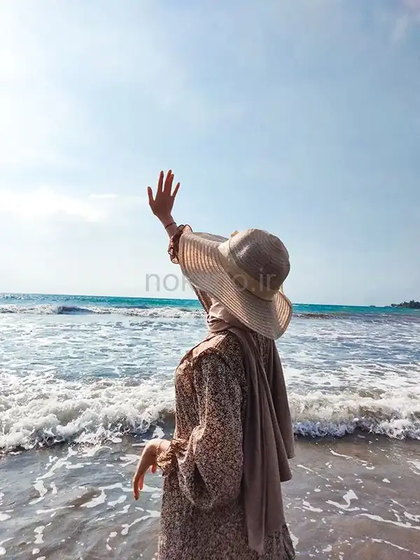 مدل عکس گرفتن کنار دریا + زیباترین مدل های عکس گرفتن کنار دریا بسیار خفن