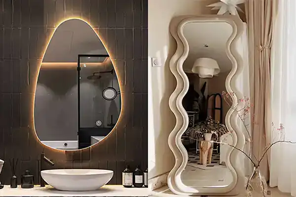 مدل آینه + زیباترین مدل های مدل آینه ایستاده و قدی و دیواری ترند امسال