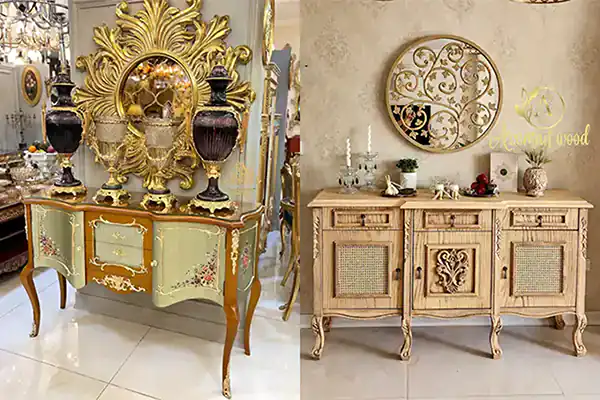 مدل آینه کنسول جدید + زیباترین مدل های آینه کنسول جدید و شیک امسال
