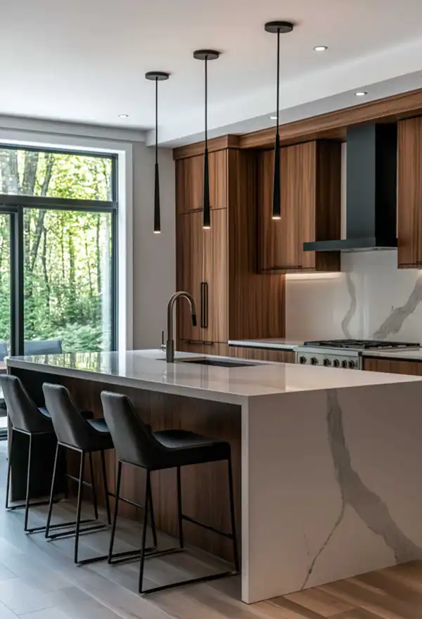 جدیدترین مدل کابینت آشپزخانه جزیره + زیباترین مدل های آشپزخانه جزیره امسال
