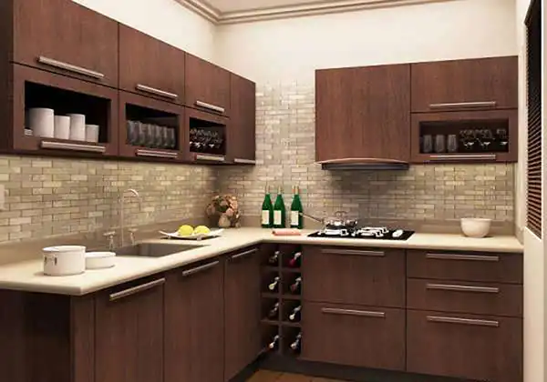 مدل کابینت ال + زیباترین مدل های کابینت ال ترند امسال بسیار شیک و لاکچری