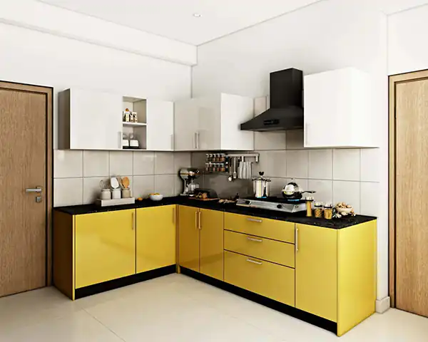 مدل کابینت ال + زیباترین مدل های کابینت ال ترند امسال بسیار شیک و لاکچری