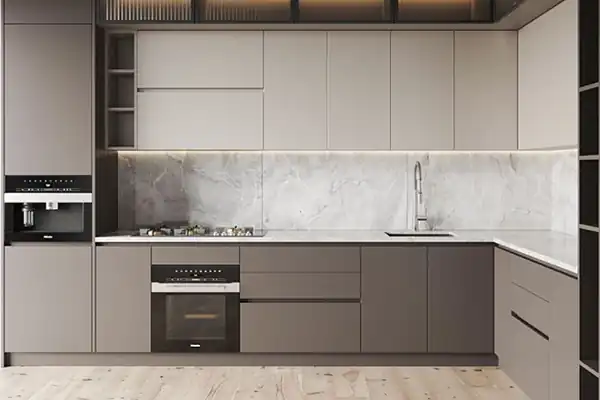 مدل کابینت ال مانند + زیباترین مدل های کابینت ال مانند ترند امسال بسیار شیک