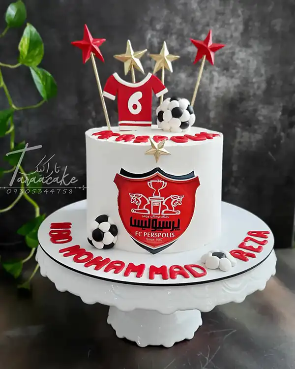 مدل کیک پرسپولیسی + زیباترین مدل های کیک پرسپولیسی ترند امسال