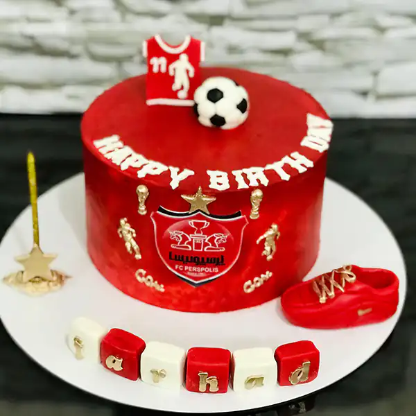 مدل کیک پرسپولیسی + زیباترین مدل های کیک پرسپولیسی ترند امسال