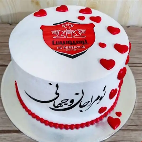 مدل کیک پرسپولیسی + زیباترین مدل های کیک پرسپولیسی ترند امسال