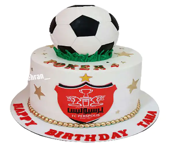 مدل کیک پرسپولیسی + زیباترین مدل های کیک پرسپولیسی ترند امسال