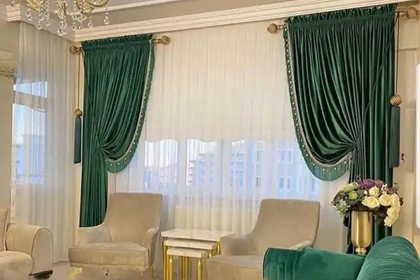 دیزاین پرده + زیباترین ایده های دیزاین و تزیین پرده برای زیباتر جلوه دادن پرده خانه