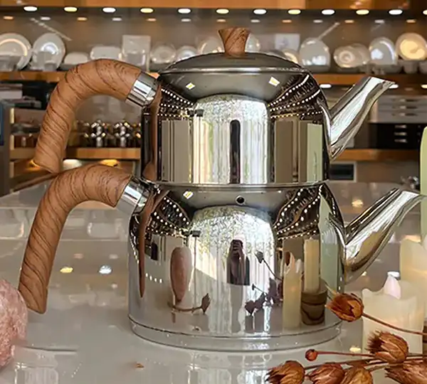 مدل قوری و کتری استیل + زیباترین مدل های قوری و کتری استیل ترند امسال