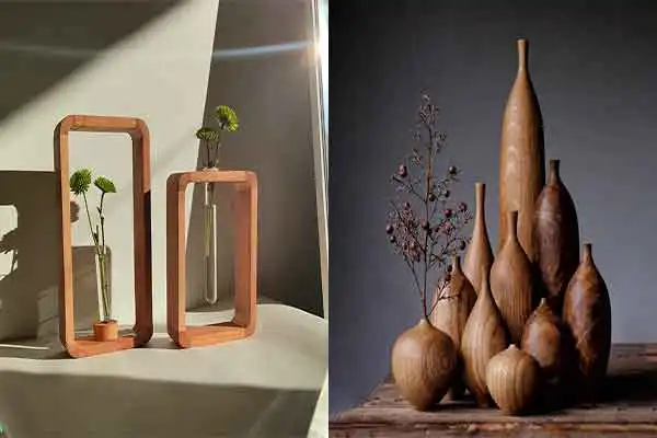گلدان چوبی + زیباترین مدل های گلدان چوبی شیک و لاکچری که به تازگی ترند شده اند