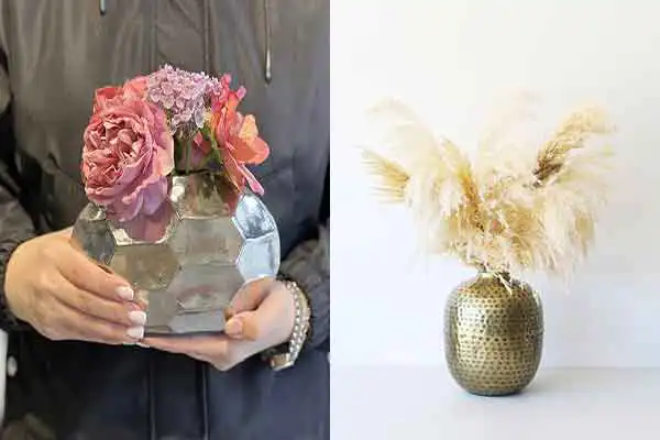 گلدان فلزی + زیباترین گلدان های فلزی شیک و لاکچری برای تحول در دکوراسیون خانه شما