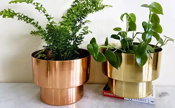 گلدان فلزی + زیباترین گلدان های فلزی شیک و لاکچری برای تحول در دکوراسیون خانه شما