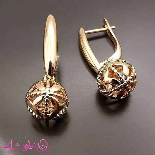 مدل گوشواره اویز توپی + زیباترین مدل های گوشواره اویز توپی ترند امسال
