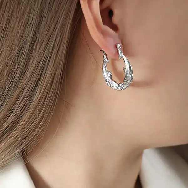 مدل گوشواره استیل + زیباترین مدل های گوشواره استیل ترند امسال بسیار لاکچری