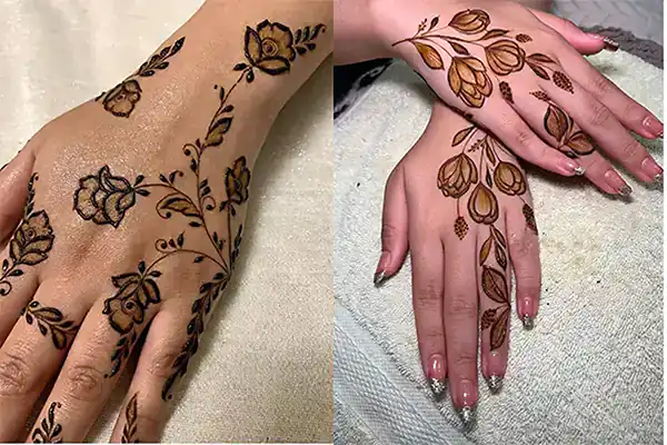 مدل حنا + زیباترین مدل های حنا بسیار شیک و لاکچری و امروزی ترند امسال