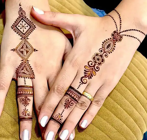 مدل حنا + زیباترین مدل های حنا بسیار شیک و لاکچری و امروزی ترند امسال