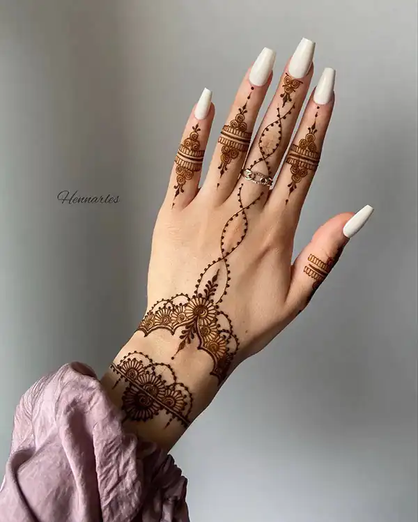 مدل حنا + زیباترین مدل های حنا بسیار شیک و لاکچری و امروزی ترند امسال