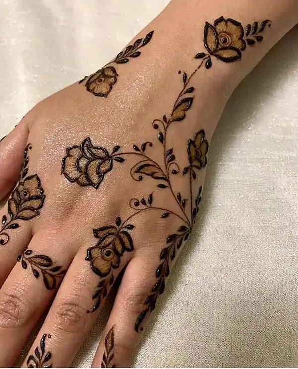 مدل حنا + زیباترین مدل های حنا بسیار شیک و لاکچری و امروزی ترند امسال