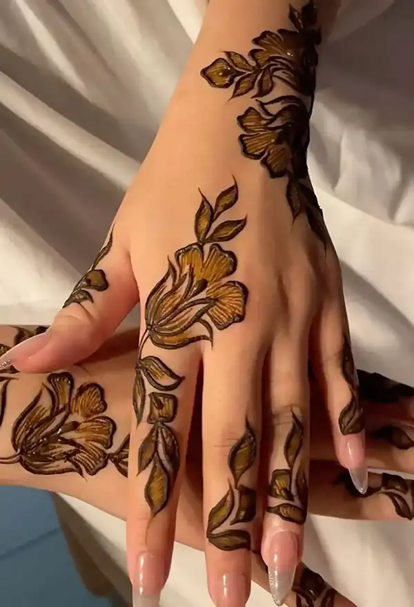مدل حنا روی دست + زیباترین مدل های حنا روی دست بسیار شیک و لاکچری و ترند