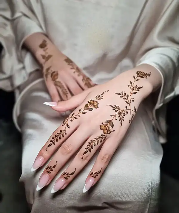 مدل حنا روی دست + زیباترین مدل های حنا روی دست بسیار شیک و لاکچری و ترند