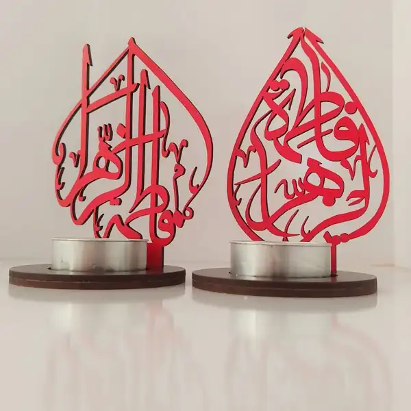 جاشمعی برای روضه + شیک ترین جاشمعی شیشه ای شیک و خوشگل برای روضه