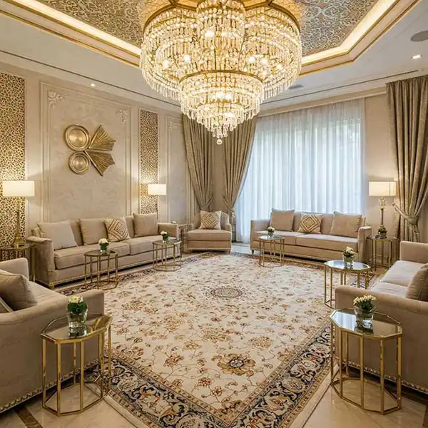 جدیدترین مدل دکوراسیون پذیرایی + دکوراسیون پذیرایی مدرن با ترکیب رنگ‌های لوکس