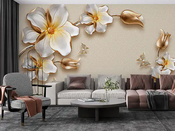 مدل کاغذ دیواری + زیباترین مدل های کاغذ دیواری بسیار شیک و لاکچری و چند بعدی