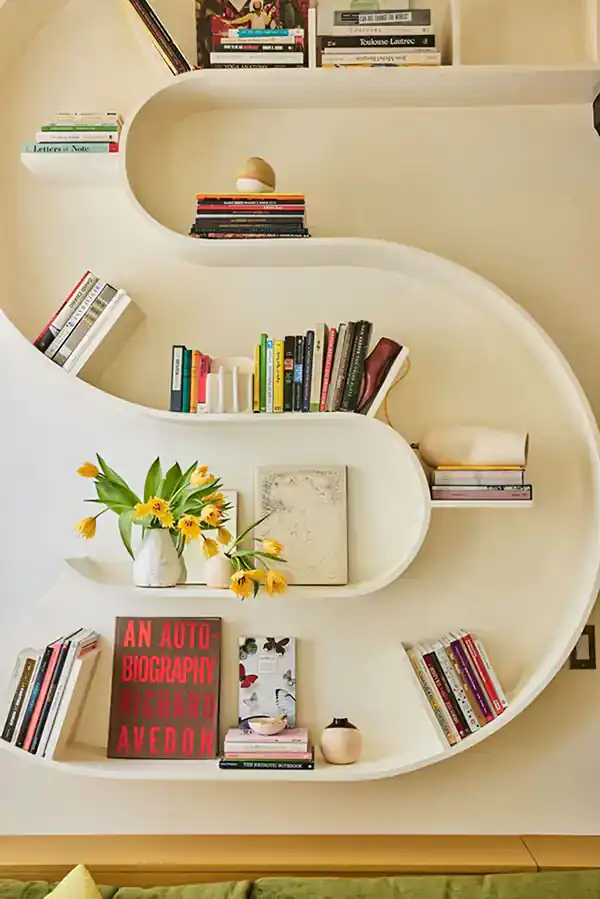 مدل کتابخانه دیواری ساده + زیباترین مدل های کتابخانه دیواری ساده و شیک