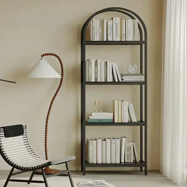 مدل کتابخانه پذیرایی + زیباترین مدل های کتابخانه پذیرایی بسیار شیک و لاکچری