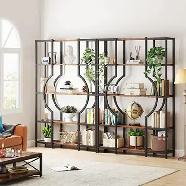 مدل کتابخانه پذیرایی + زیباترین مدل های کتابخانه پذیرایی بسیار شیک و لاکچری