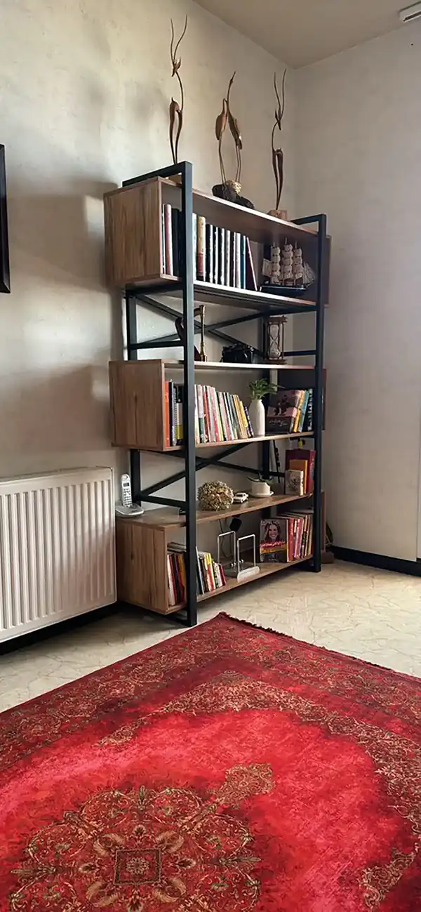 مدل کتابخانه دیواری ساده + زیباترین مدل های کتابخانه دیواری ساده و شیک